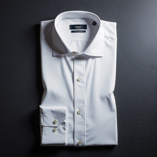 四十岁左右中年男性头像，穿白色衬衫，蓝色背景，商务风格